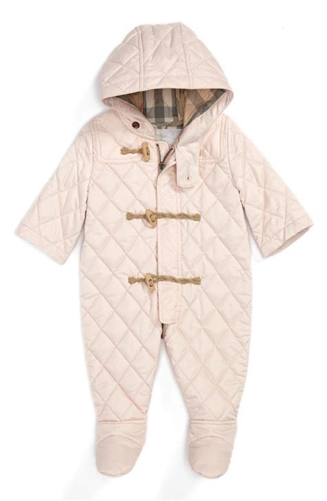 burberry baby girl outfit|Burberry snowsuit baby girl.